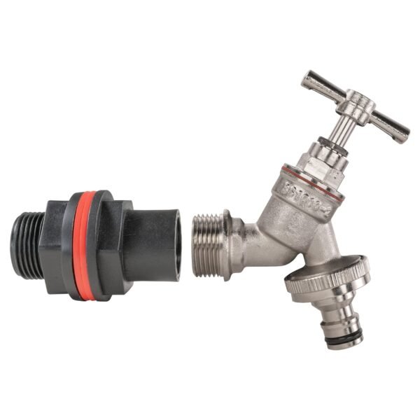 Water Butt Kit 3/4″ with Nickel Plated Quick Connect Tap and Water Butt Kits Free Shipping 11