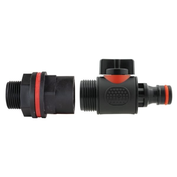 Water Butt Kit 3/4″ with In-Line Quick Connector Valve and New Arrivals Free Shipping 9