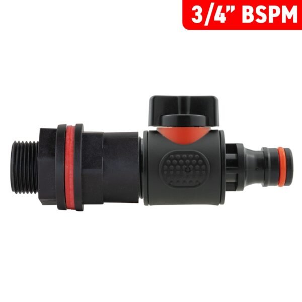 Water Butt Kit 3/4″ with In-Line Quick Connector Valve and New Arrivals Free Shipping 11