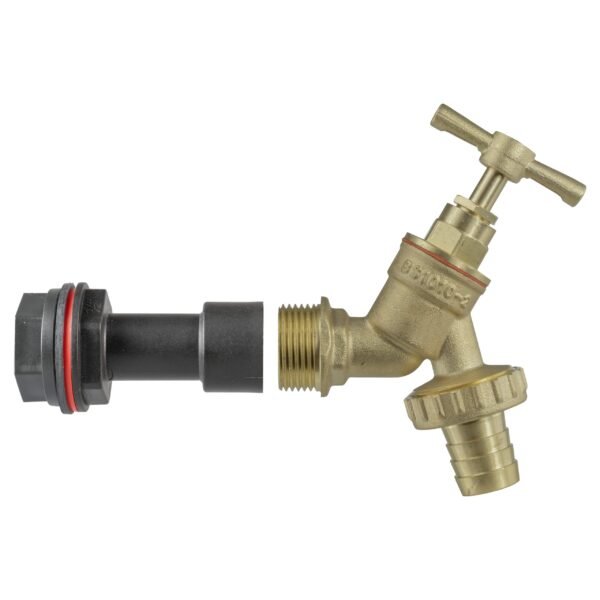 Water butt extension kit 1/2 inch with brass barbed tap – rainwater harvesting kit uk water butt kits free shipping 13