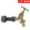 Water butt extension kit 1/2 inch with brass barbed tap – rainwater harvesting kit uk water butt kits free shipping 31