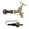 Water butt extension kit 1/2 inch with brass barbed tap – rainwater harvesting kit uk water butt kits free shipping 19