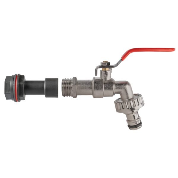 Water butt extension kit 1/2 inch with quick connect lever tap – rainwater harvesting kit uk water butt kits free shipping 11