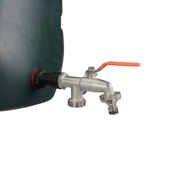 Water butt extension kit 1/2 inch with double tap and drill bit – rainwater harvesting kit uk water butt kits free shipping 7