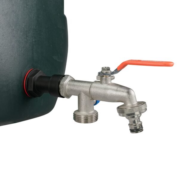 Water butt extension kit 1/2 inch with double tap and drill bit – rainwater harvesting kit uk water butt kits free shipping 9