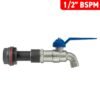 Water Butt Extension Kit 1/2" with Simple Lever Tap and