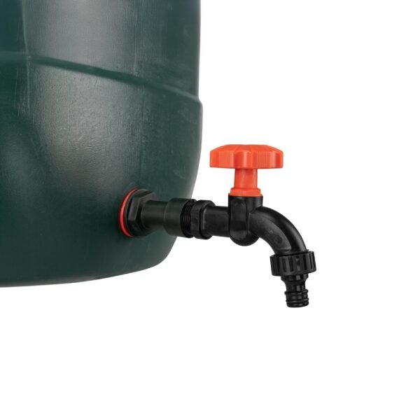 Water Butt Extension Kit 1/2" with Black Dial Tap and Drill