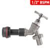 Water butt extension kit 1/2 inch with nickel plated barbed tap and drill bit – rainwater harvesting kit uk water butt kits free shipping 35