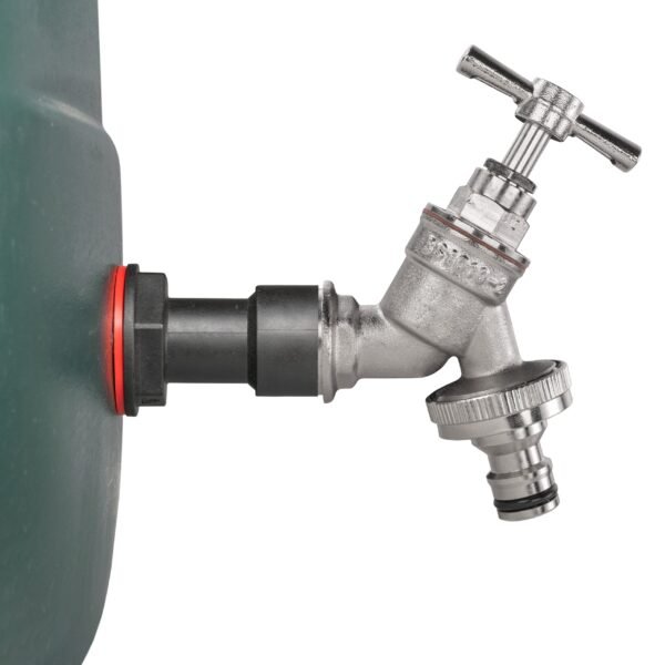 Water Butt Extension Kit 1/2" with Nickel Plated Quick