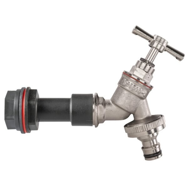 Water Butt Extension Kit 1/2" with Nickel Plated Quick