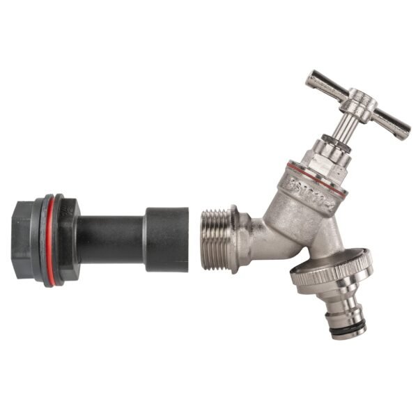 Water Butt Extension Kit 1/2" with Nickel Plated Quick
