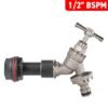 Water Butt Extension Kit 1/2″ with Nickel Plated Quick New Arrivals Free Shipping 27