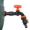Water butt extension kit 1/2 inch with black dial tap + two-way – rainwater harvesting kit uk water butt kits free shipping 29