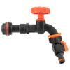 Water butt extension kit 1/2 inch with black dial tap + two-way – rainwater harvesting kit uk water butt kits free shipping 23