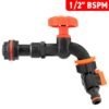 Water butt extension kit 1/2 inch with black dial tap + two-way – rainwater harvesting kit uk water butt kits free shipping 33