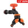 Water butt extension kit 1/2 inch with black dial tap + two-way – rainwater harvesting kit uk water butt kits free shipping 37