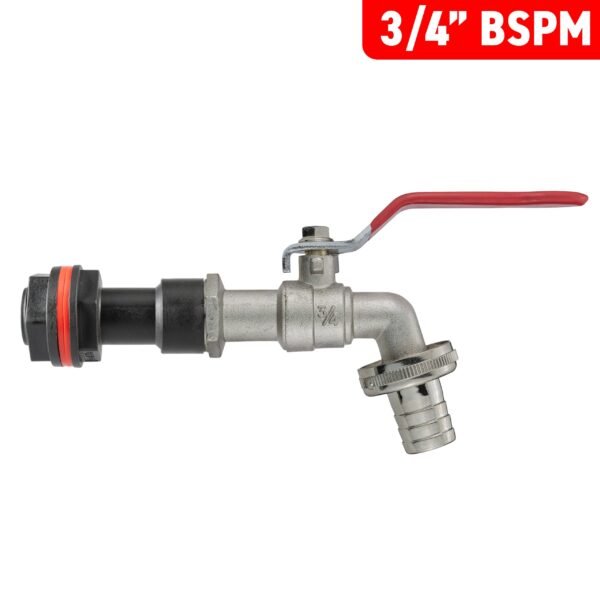 Water butt extension kit 3/4″ with barbed lever tap new arrivals free shipping 15