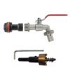 Water Butt Extension Kit 3/4″ with Barbed Lever Tap and New Arrivals Free Shipping 21