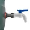 Water butt extension kit 3/4 inch with white pvc tap and drill – rainwater harvesting kit uk water butt kits free shipping 19
