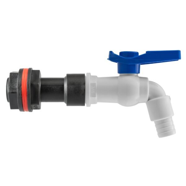 Water butt extension kit 3/4 inch with white pvc tap and drill – rainwater harvesting kit uk water butt kits free shipping 5