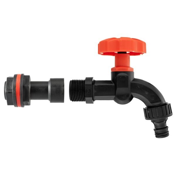 Water butt extension kit 3/4″ with black dial tap and drill new arrivals free shipping 15