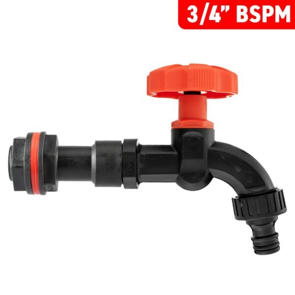 Water butt extension kit 3/4″ with black dial tap and drill new arrivals free shipping 17