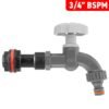 Water Butt Extension Kit 3/4″ with Grey Dial Tap and Drill Water Butt Kits Free Shipping 33