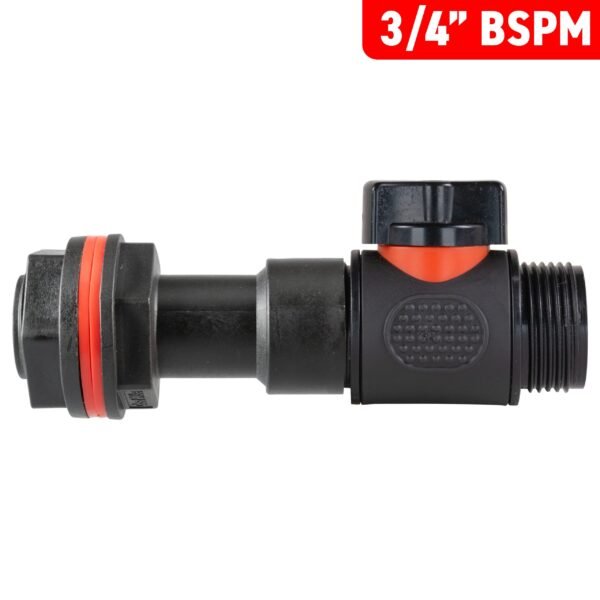 Water Butt Extension Kit 3/4″ with 3/4″ BSP In-Line Valve Water Butt Kits Free Shipping 15