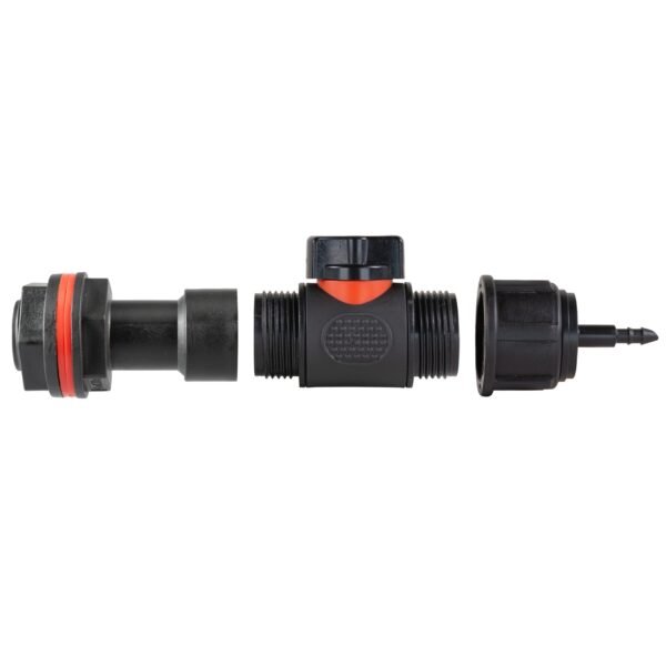 Water butt extension kit 3/4 inch with in-line valve + 4mm micro – rainwater harvesting kit uk water butt kits free shipping 9