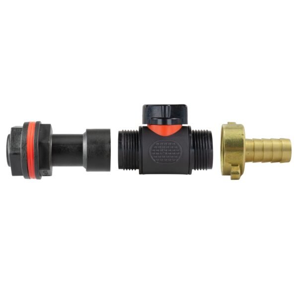 Water butt extension kit 3/4 inch with in-line valve + brass – rainwater harvesting kit uk water butt kits free shipping 9