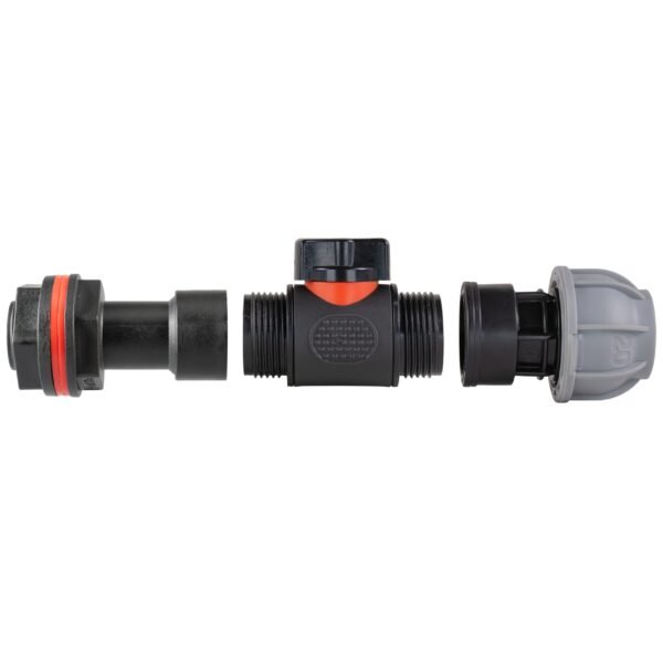 Water butt extension kit 3/4″ with in-line valve + 20mm mdpe – rainwater harvesting kit uk water butt kits free shipping 9