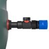 Water butt extension kit 3/4 inch with in-line valve + female, blue with drill bit – rainwater harvesting kit uk water butt kits free shipping 23