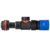 Water butt extension kit 3/4 inch with in-line valve + female, blue with drill bit – rainwater harvesting kit uk water butt kits free shipping 25