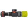 Water butt extension kit 3/4 inch with in-line valve + female, lime green with drill bit – rainwater harvesting kit uk water butt kits free shipping 25