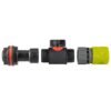 Water butt extension kit 3/4 inch with in-line valve + female, lime – rainwater harvesting kit uk water butt kits free shipping 21