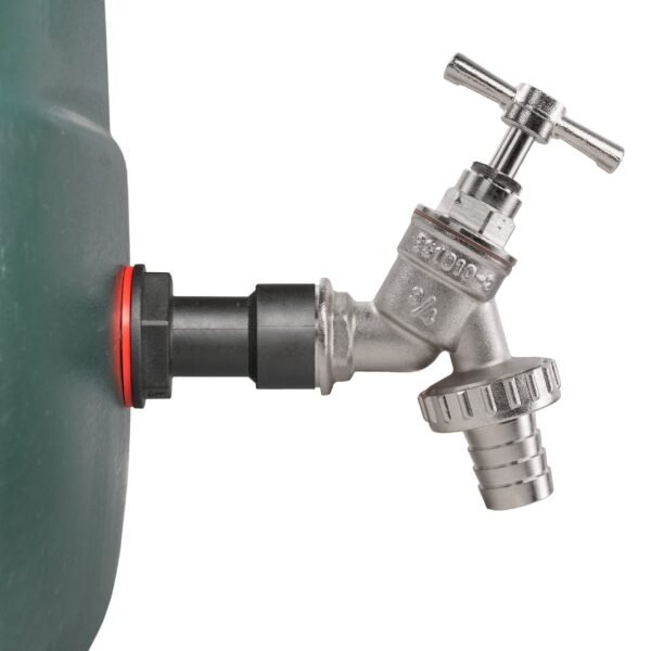 Water butt extension kit 3/4 inch with nickel plated barbed tap and drill bit – rainwater harvesting kit uk water butt kits free shipping 11