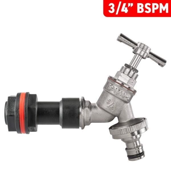 Water Butt Extension Kit 3/4" with Nickel Plated Quick
