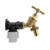 Wall flange kit 20mm mdpe with brass garden tap 1/2 inch barb mdpe wall flange kits free shipping 17