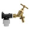 Wall flange kit 20mm mdpe with brass garden tap 1/2 inch barb mdpe wall flange kits free shipping 19