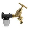 Wall flange kit 20mm mdpe with brass garden tap 1/2 inch snap on mdpe wall flange kits free shipping 15