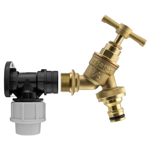 Wall flange kit 20mm mdpe with brass garden tap 1/2 inch snap on mdpe wall flange kits free shipping 5