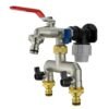 Wall Flange Kit 20mm MDPE – Double Tap with Triple Outlet MDPE Wall Flange Kits Free Shipping 45