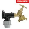Wall flange kit 20mm mdpe + bib tap geka outlet mdpe wall flange kits free shipping 23