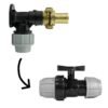 Wall flange kit 20mm mdpe + mdpe valve + geka ½ inch + 25mm geka – mdpe pipe wall flange kit uk mdpe wall flange kits free shipping 25