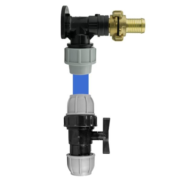 Wall flange kit 20mm mdpe + mdpe valve + geka ½ inch + 25mm geka – mdpe pipe wall flange kit uk mdpe wall flange kits free shipping 5