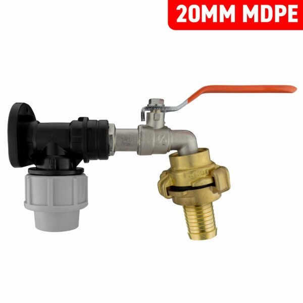 Wall flange kit 20mm mdpe + lever tap + 25mm barbed geka set mdpe wall flange kits free shipping 5