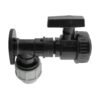 Wall flange kit 25mm mdpe + large plastic valve 3/4 inch bsp mdpe wall flange kits free shipping 29