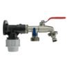 Wall flange kit 25mm mdpe + double lever tap ¾ inch bsp mdpe wall flange kits free shipping 23