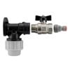 Wall flange kit 25mm mdpe with bib valve and click lock male wl mdpe wall flange kits free shipping 33