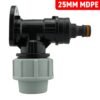 Wall flange kit 25mm mdpe + quick connector male – mdpe pipe wall flange kit uk mdpe wall flange kits free shipping 21